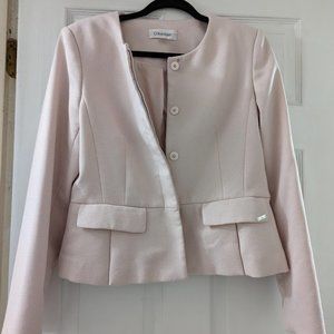 Light Pink Business Casual Suit Jacket from Calvin Klein